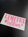 Limited Edition Decal